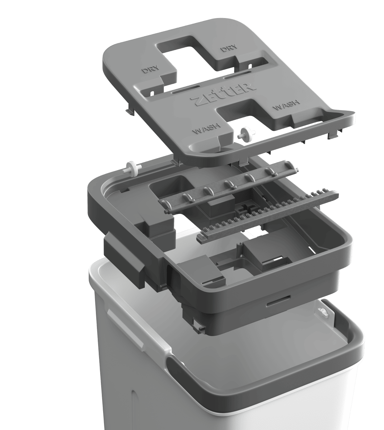 Составляющие системы для уборки Zetter